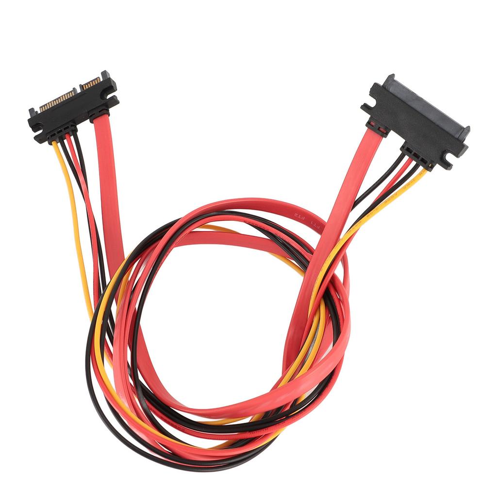 22Pin SATA Power Extension Cable Serial ATA Male to Female Combo Data Power Extension Cable 3.3ft