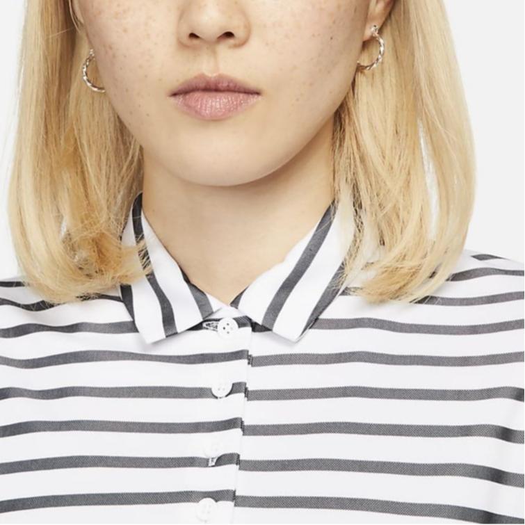 New Nike Polo Shirts Women's White DX1508-100