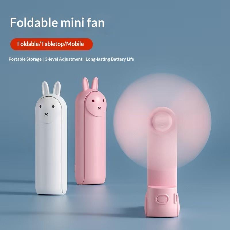 Mini Mini Fan Handheld Fan Folding Fan Portable Portable Outdoor Long Battery Life