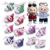 ShoesNew Only 4Cm Labubu Doll Canvas Shoes 1517Cm High Top Sports Shoes Labubu Doll Lace Up Canvas Shoes Doll Accessories Toy