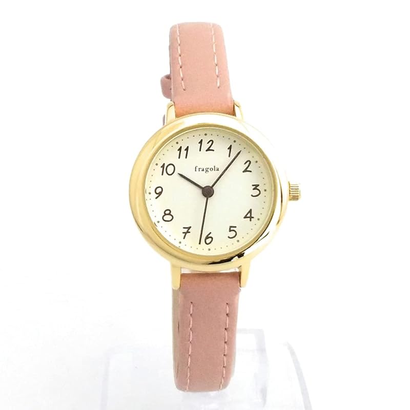 

[Follow] watch fragola sweatproof belt 10 ATM water resistant watch H00921S-1 GD/PK ladies pink