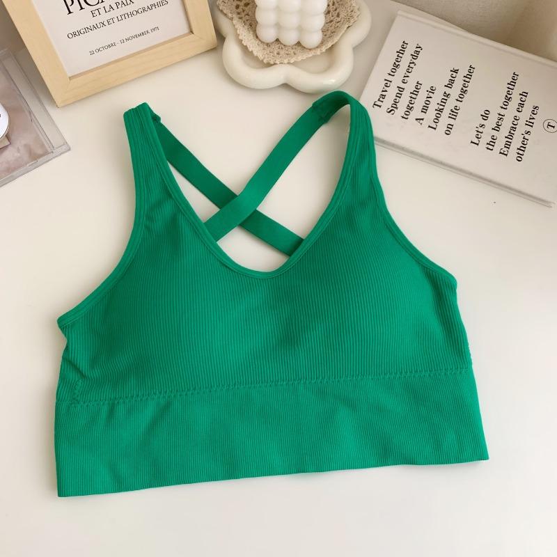 Cross Sexy Strapless Spice Girl with A Design Sense of Niche French Outside To Wear Summer Small Halter Vest Short Top