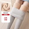 Fleece Leggings for Women To Wear Outside Autumn and Winter Gray High-waisted Thickened Ginger Fleece Long Johns Extra Thick Thermal Cotton Pants