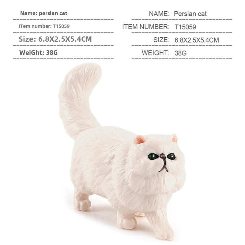 Set Jucării Pisoi Alb-Negru pentru Copii - Ornamente Model Pisică Rurală Chineză