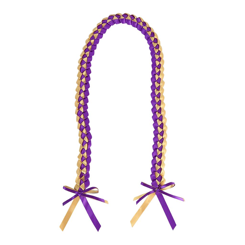 Handmade Ribbon Rope Class Of School College High School Graduation Double Necklace Leis Congratulation Party Gifts Bow Closure Jewelry For Women Men