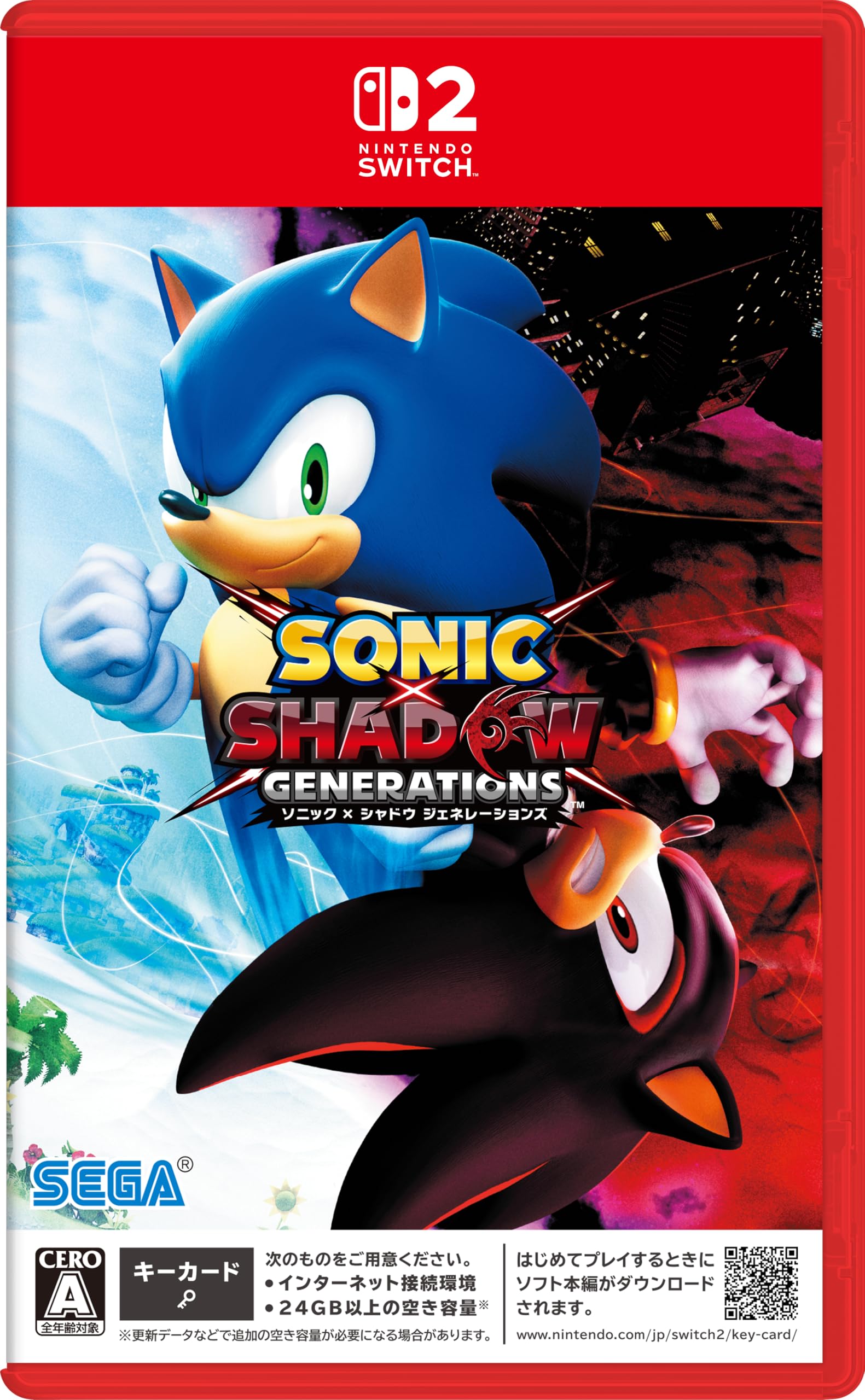 

Sonic x Shadow Generations Оригинальные цифровые обои - Switch2 [Бонус]