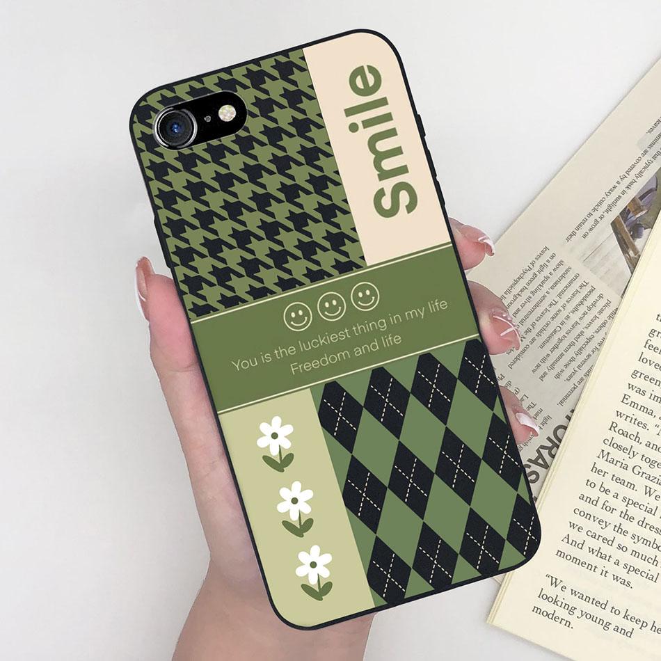 For Apple iPhone 7 8 Plus Back Cover Fashion Pattern Soft Silicone Anti Slip Phone Case For iPhone 7plus 8plus Funda Capa Shell