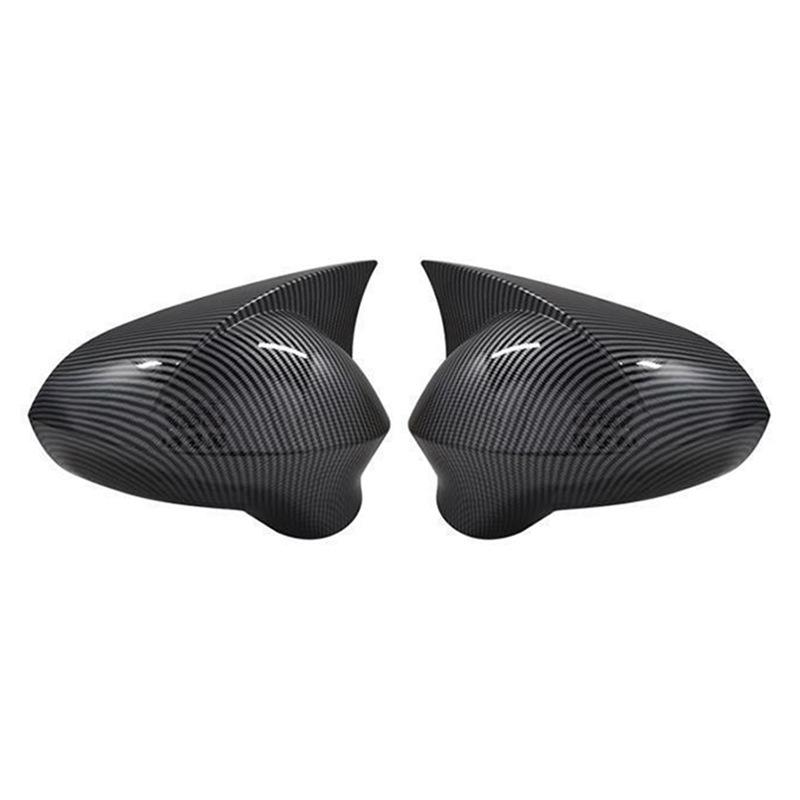 Cars Accessories Bull-Horn Door Mirror Cover For SEAT Ibiza 6J 2008 2009 2010 2011 2012 2013 2014 2015 2016 Car Decoration