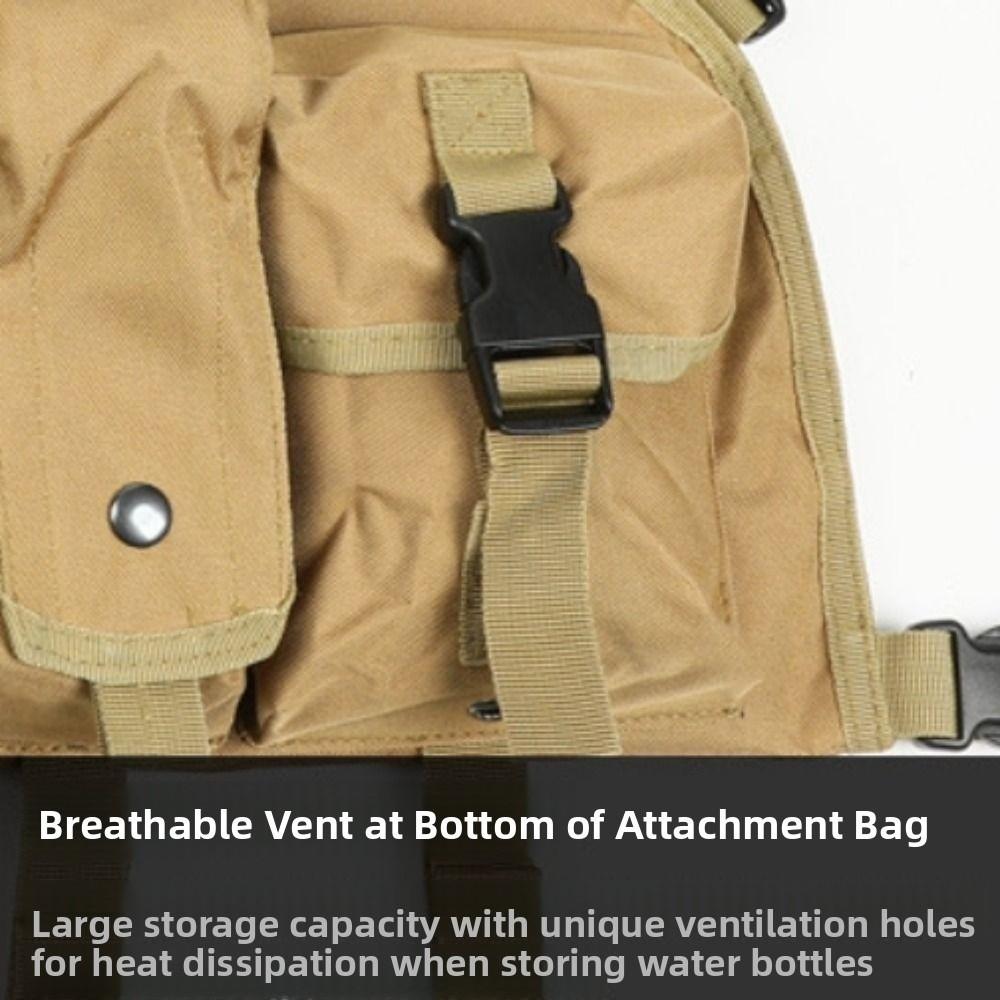 Large Capacity Climbing Chest Pocket 6-pockets Travel Storage Vest Bag Outdoor Vest Bag Hiking