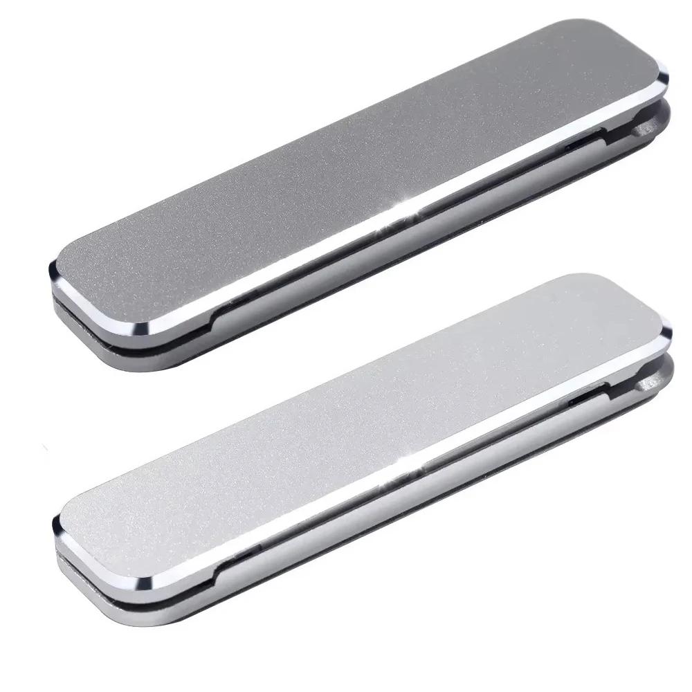 Portable Mini Mobile Phone Stand Holders Aluminum Alloy Bracket Ultra-Thin Folding Invisible Holder For iPhone Xiaomi Universal