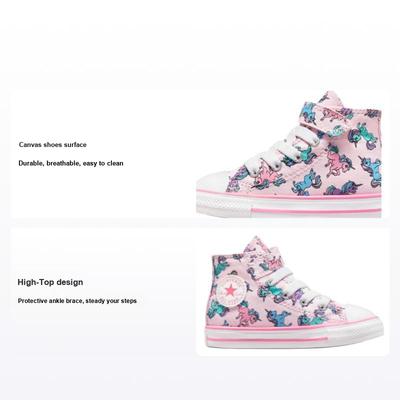 Chuck Taylor All Star Canvas Comfortable Durable High-Top Walking Shoes Baby Shoes A01006C