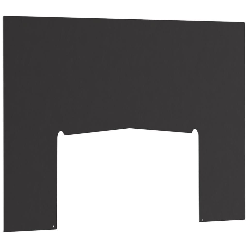 Steel log burner KARI 70 hearth plate