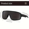 3 Piece Set of Men's Classic Fashionable Glasses Durable PC Frame and Metal Hinge Design