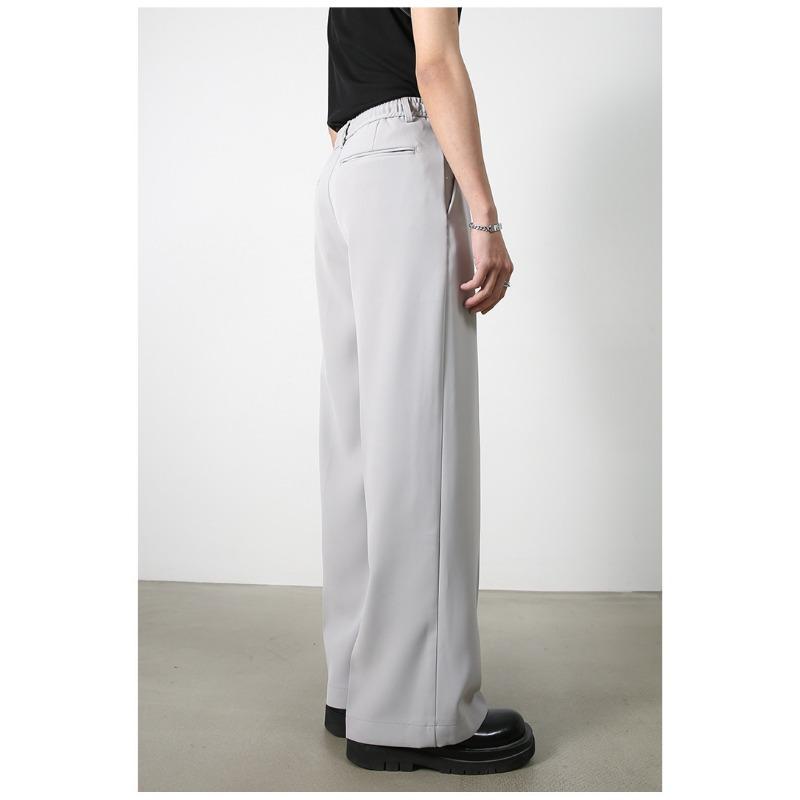 Long Trousers Versatile Men's Four Colors Suit Pants Men's Drape Suit Pants Straight Loose Wide-legged Pants Hundred Casual Pants Pants