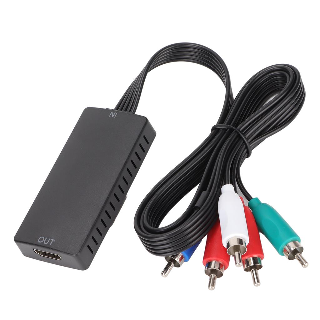 YPbPr to HD Multimedia Interface Adapter Component 1080P AV Converter for DVD HDTV Monitor