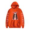 Kimetsu No Yaiba Demon Slayer Mikiny Anime Kamado Nezuko Grafický tisk Harajuku Mikina Unisex Y2k Oblečení Sudadera