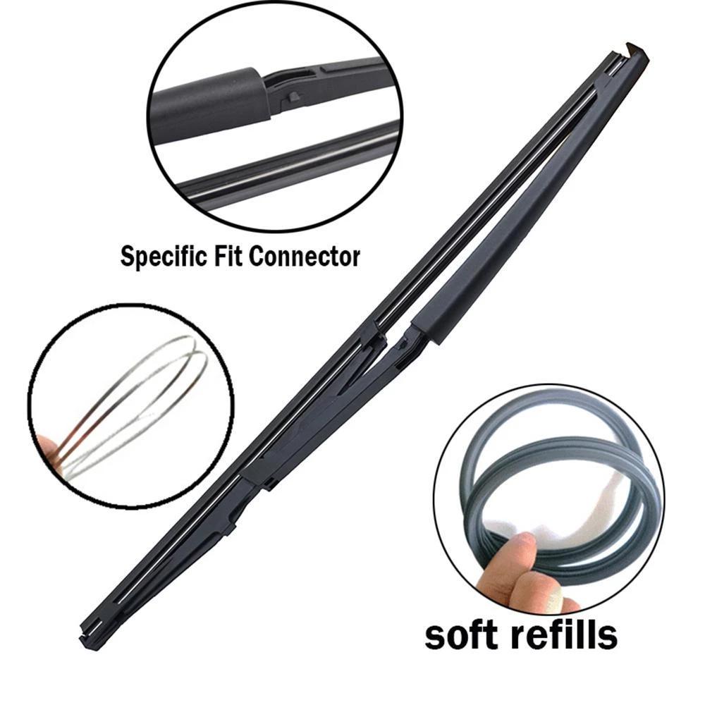 3x Pro Alfa Romeo 159 2005~2011 Sada stěračů předních zadních stěračů Sada stěračů Zadní okno Kartáče čelního skla Ostřikovače