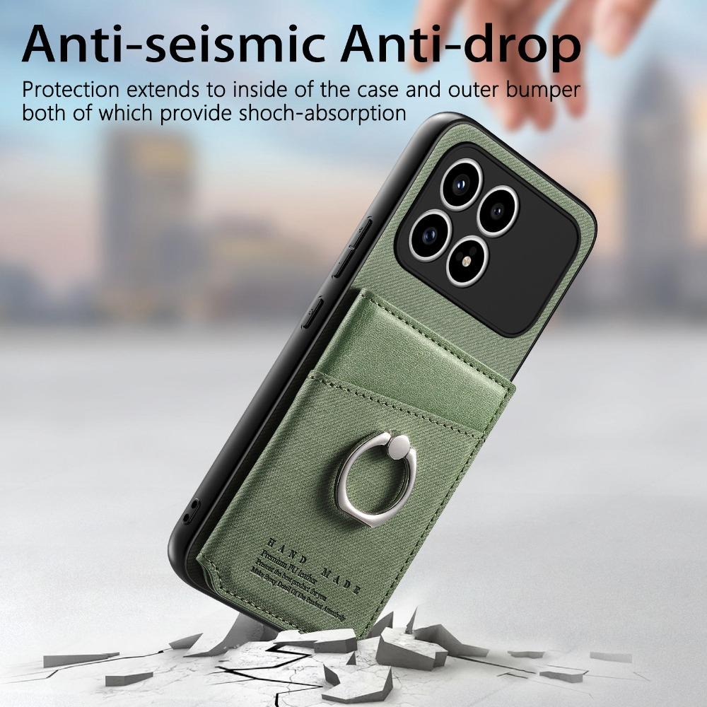For POCO F8 Ultra 5G Luxury Case Leather RFID Card Wallet Back Panel Xiaomi Poco F8 Pro Case Mi PocoF8 Ultra F 8 Pro Ring Cover
