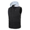 Miling Unisex Electric Heated Vest with Detachable Hood