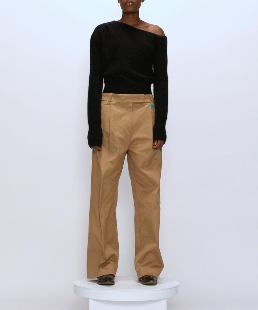 INSTANTFUNK Pintuck Wide Pants - Beige