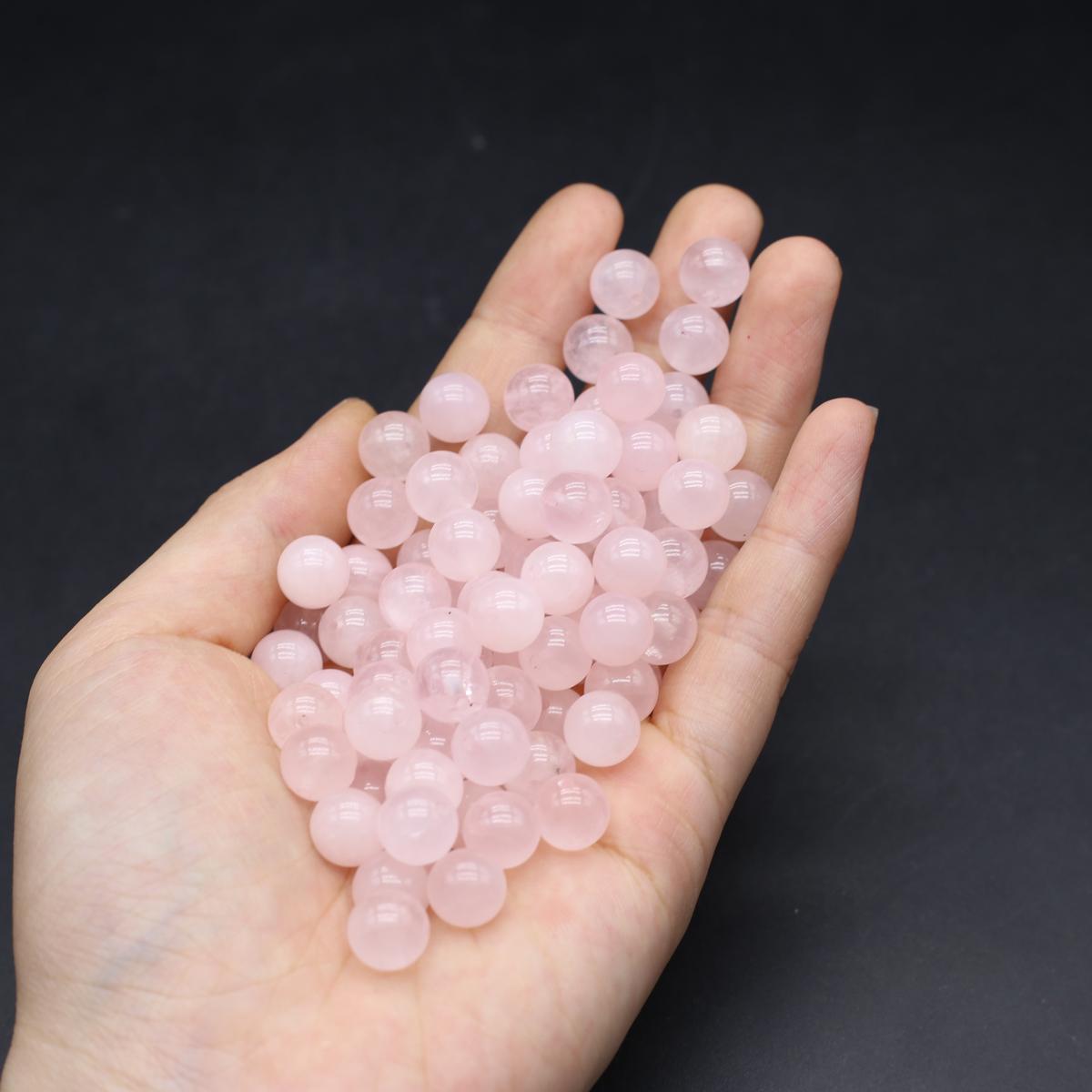 

20 шт./упак. натуральный камень кристалл полуотверстие круглый шар свободные бусины для DIY ювелирных аксессуаров ремесленный подарок 8x8 мм 20Pcs/8x8mm