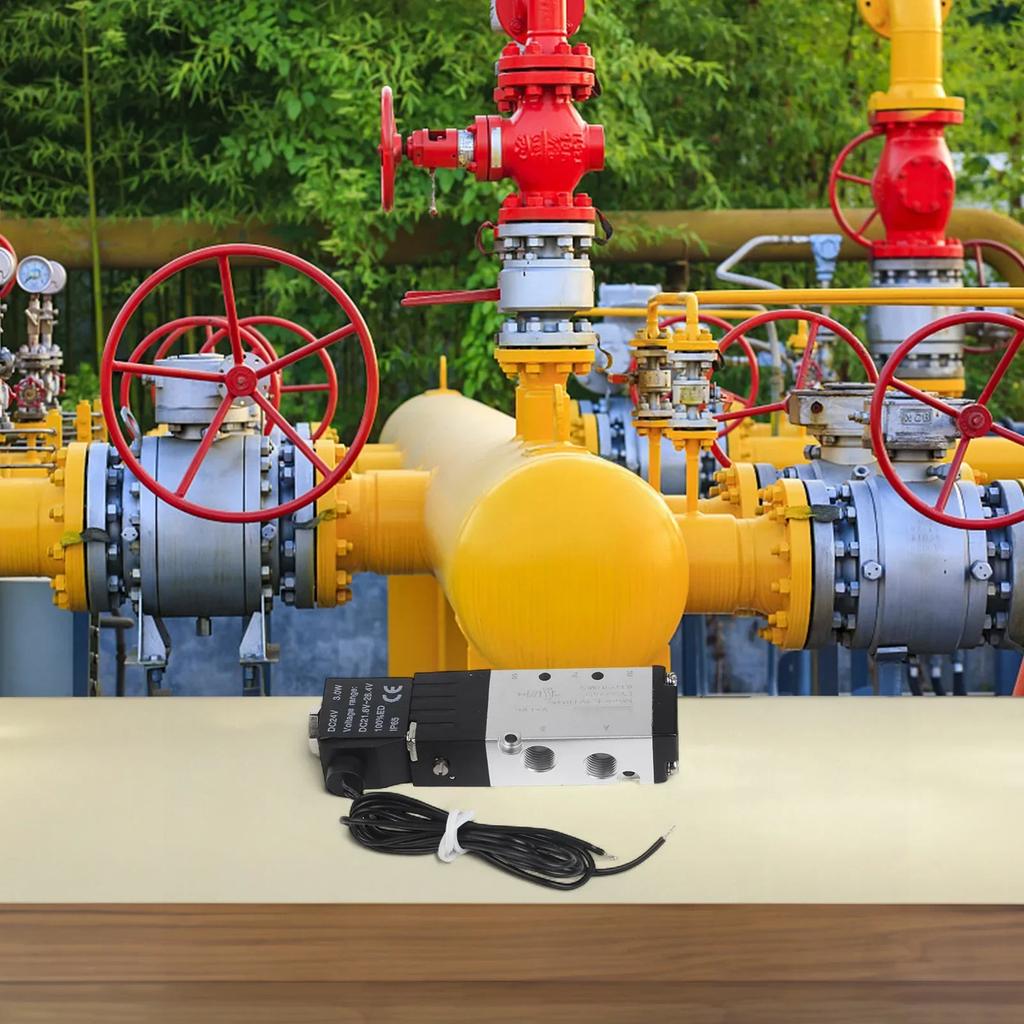 Pilot-operated Design DC24V Valve Easy To Install Pressure Range 0-0.8 MPa For Quick Control Efficient Air Flow Control Valve