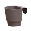 Flower Plant Pot Wall Mounted Planter Outdoor Flowerpot Basket for Balcony Fence X3UC
