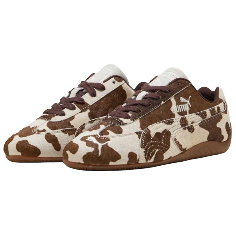 Puma Speedcat Animal Pack - Cow Women Sneakers Brown Chocolate-Brown Gum 406141-01