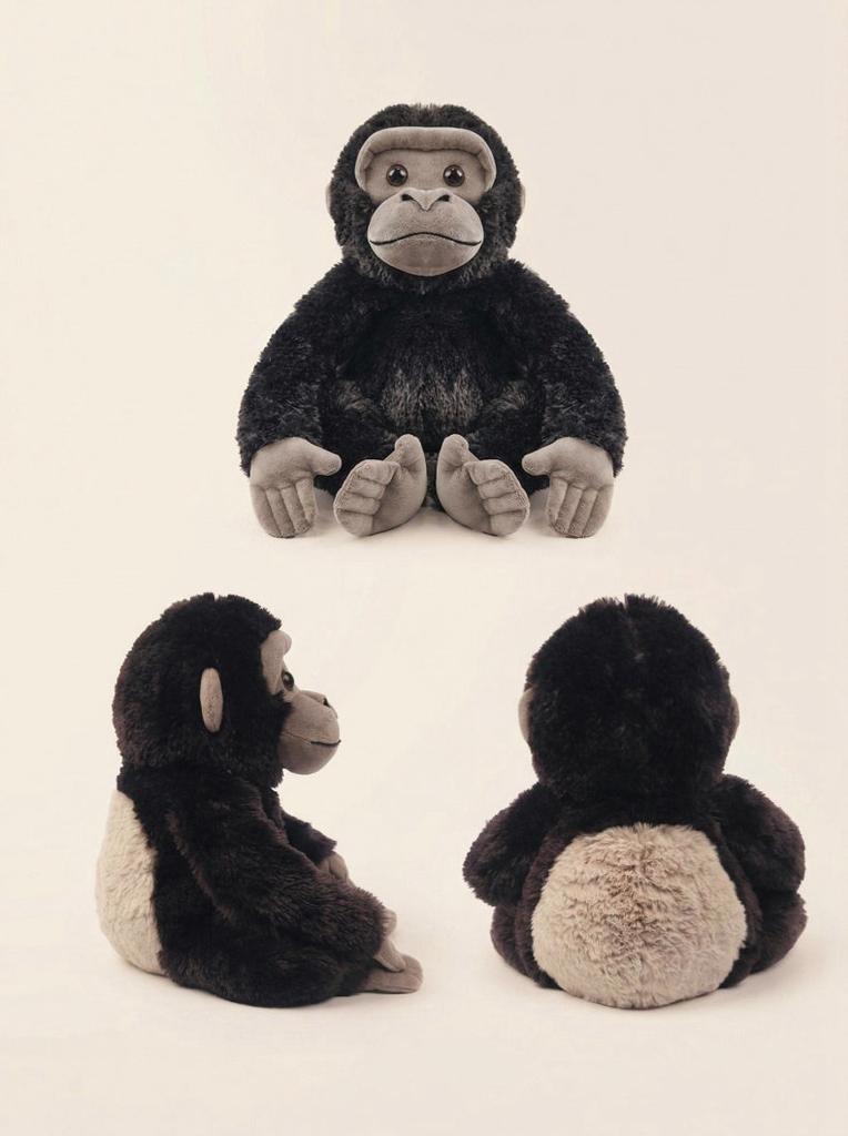 Like Real Zoo Animal Monkey Plush Toy Stuffed Orangutan Chimpanzee Long Fur Fluffy Plushie Companion Man Gift