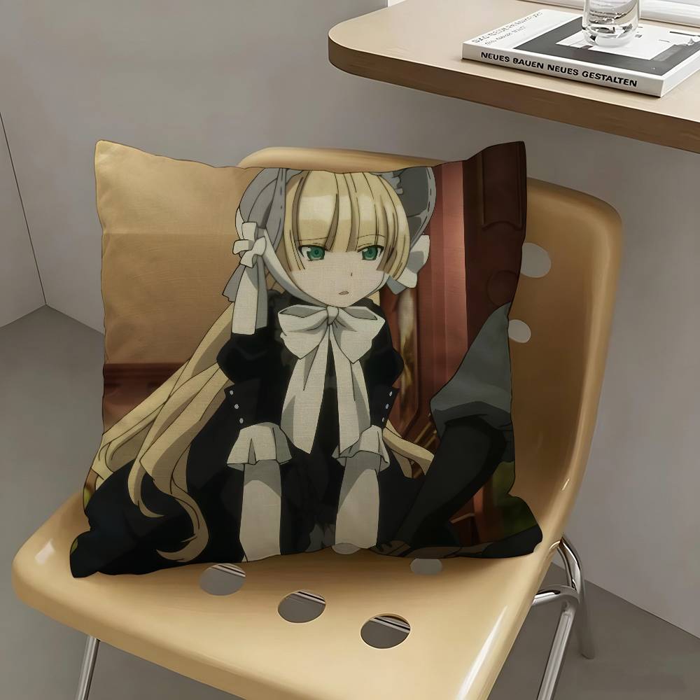 1pc Victorique De Blois Anime Characters Pillow Case Fashion Square Pillowcase Bedroom Sofa Room Ins Decoration Leisure