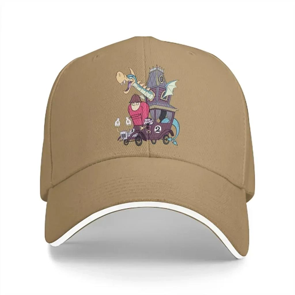 Wacky Races s Cartoon Multicolor Hat Peaked Unisex Cap Dragon Car Casual Visor Protection Hats