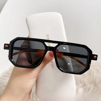 Box Fashion Men's and Women's Sun Street Shooting Personality Trend Sunglasses