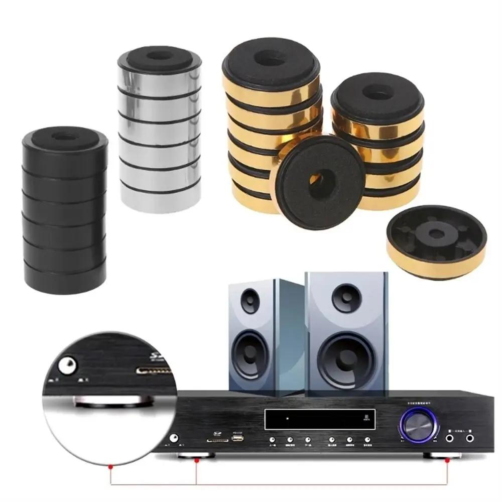 Gold Silber Schwarz Audio Stereo SoundBox Matten Lautsprecher Spikes Verstärker Füße Pad Lautsprecher Ständer Füße Lautsprecher Isolations Füße