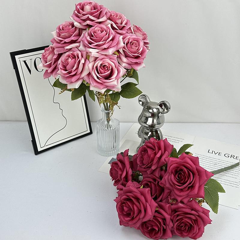Faux Rose Flower Wedding Arch Decoration With Handcrafted Silk Flowers For Event And Home Use