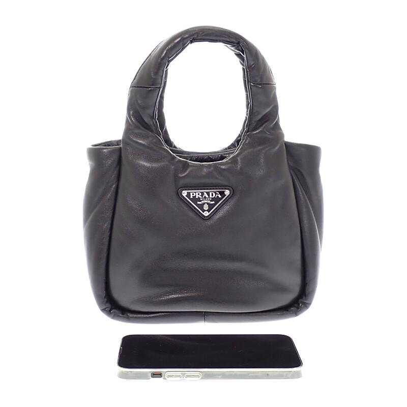 PRADA  1BA359 Handbag black leather Women