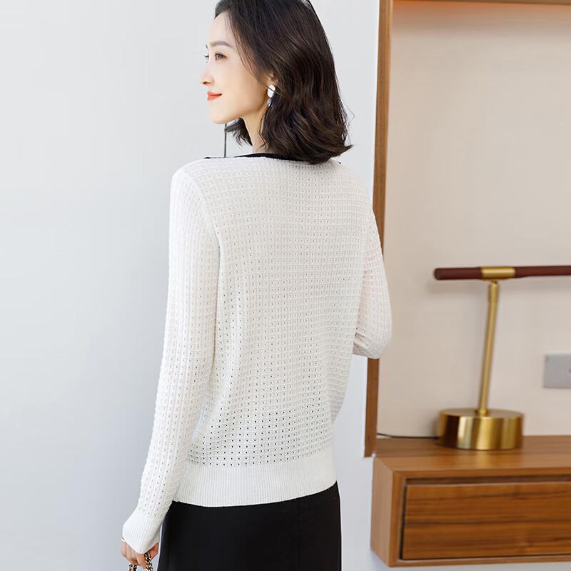 Yiliteng Women's Doll Collar Pullover Knit Sweater