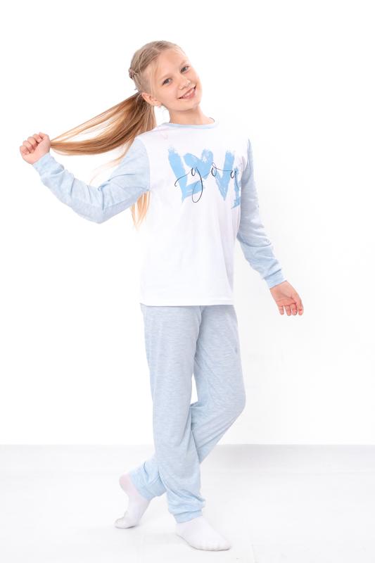 Jentes pyjamassett – Lange ermer & Melange Kulir, Hvilken som helst sesong , 6076-001-33-5 HC