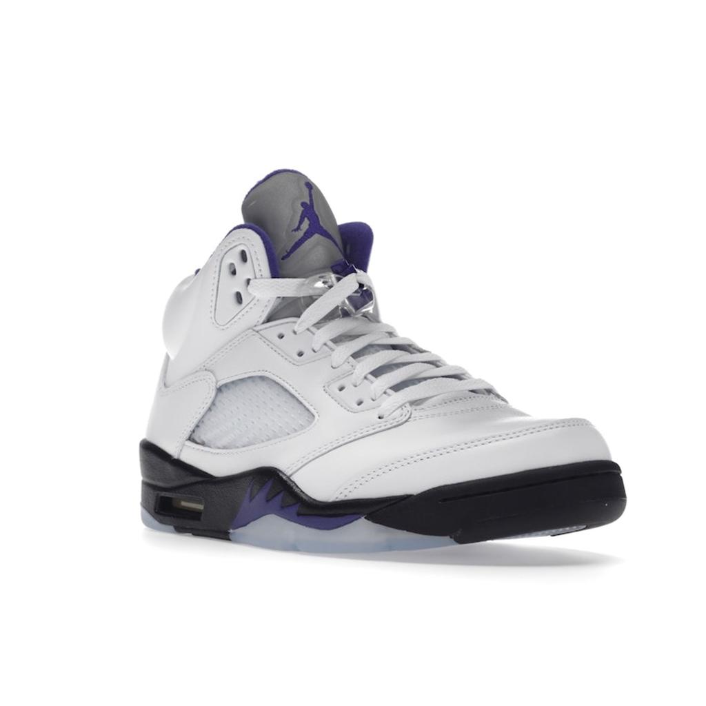 Air Jordan 5 Retro Concord Men Sneakers White Dark-Concord Black DD0587-141