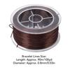 10Pcs Flat elastic design Flat Elastic String Jewelry Making Cord  Handmade ornament assembly