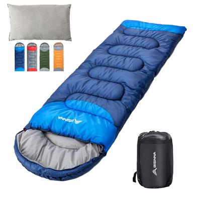 BISINNA Sleeping Bag, Winter Outdoor Sleeper, Envelope Type, Lightweight, Connectable, Compact, Camping, 210T Waterproof, Washable, Sleeping Bag,