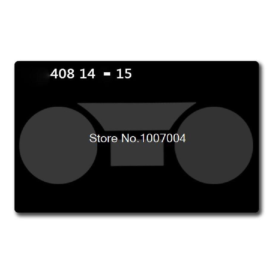 Car Dashboard Sticker Instrument Desk Protective Film Sticker Accessories Fit For Peugeot 207 301 308 3008 408