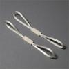 Nylon String Handing Tags for Closing Plastic Seal Hang Tag Loop String Garment Satin Ribbon Lock HangTag Strings