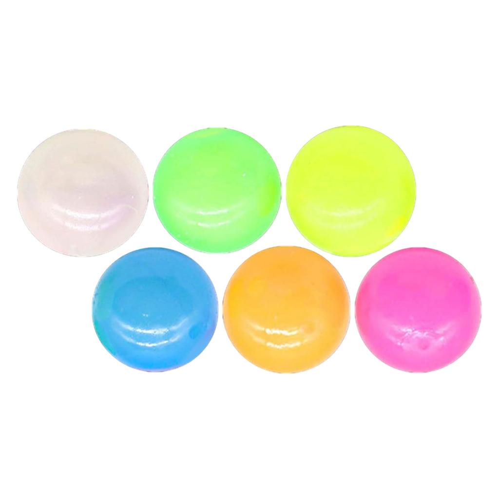 Glowing Sticky Ball ,Very Elastic Squishys Ball That Stick to The Ceiling,Stress Relieving Ball for Stress and Anxiety
