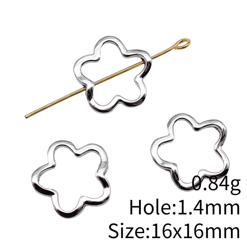 Bead Material Jewelry & Accessories Flower Small Hole Beads Spacer Accessories Parts Beads Jewelry Making Findings For Diy