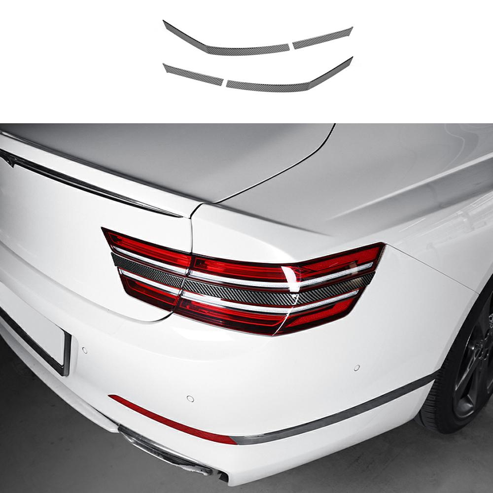 

For Genesis G80 RG3 2026 2026 Car Tuning Black Rear Tail light Decorative Strip Cover Trim Accessories