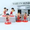 5PCS Slam Dunk Q Edition Sakuragi Hanamichi Ryukawa Maple Shobei Basketball Team Doll Handmade Ornament Car Decoration Toys