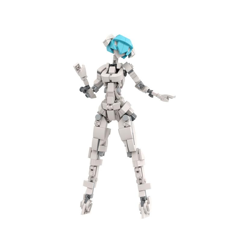 Yigebebe Creative Female Gynoid Robot Mech Figures 229PCS Model Building Blocks Toys For Adults Toy Gifts Assemble Bricks