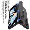 Handgelenkschlaufe, S-Stifthalter-Hülle für Samsung Galaxy Z Fold 4 5g, magnetischer Scharnierschutz, harte PC-Abdeckung mit Bildschirmfolie