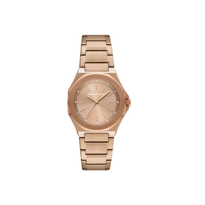 ARMANI EXCHANGE Round Face 34mm AX4616 Rose Gold Watch Dial