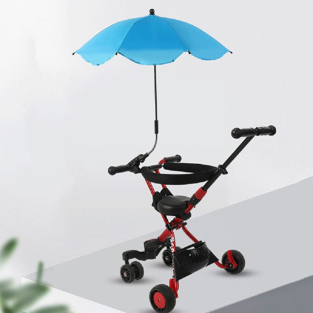 Adjustable Pram Shade Umbrella Rainproof Stroller Sunshade Practical Infant Stroller Cover Walker
